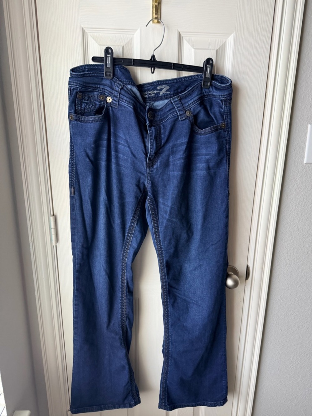 Seven7 Luxe Women's Size 18 Dark Blue Bootcut Jeans